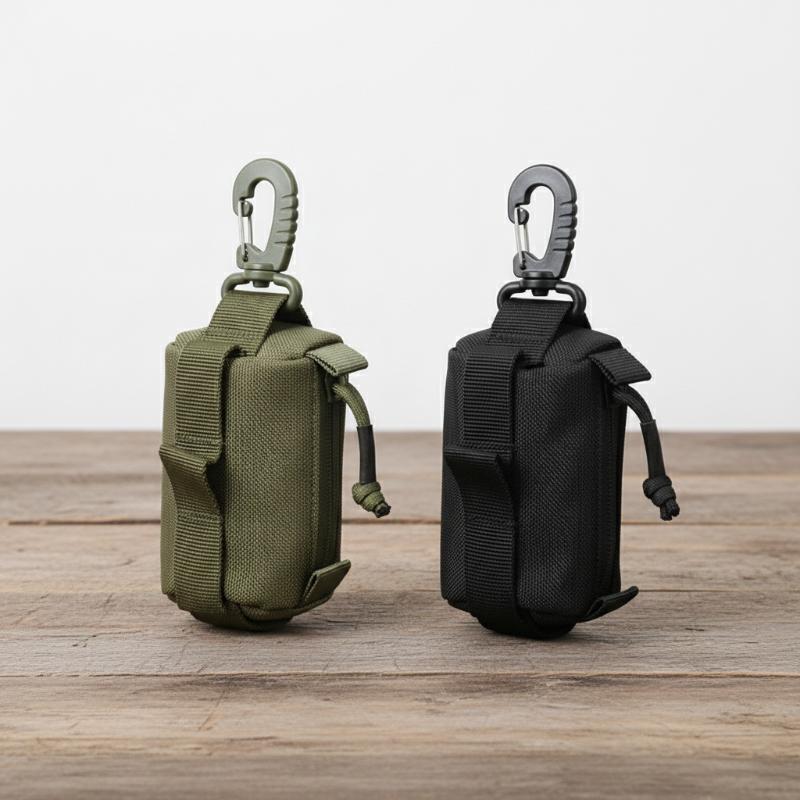 Edc Carry Belt Pouch - Outdoor EDC Pouch, Zipper Key Card