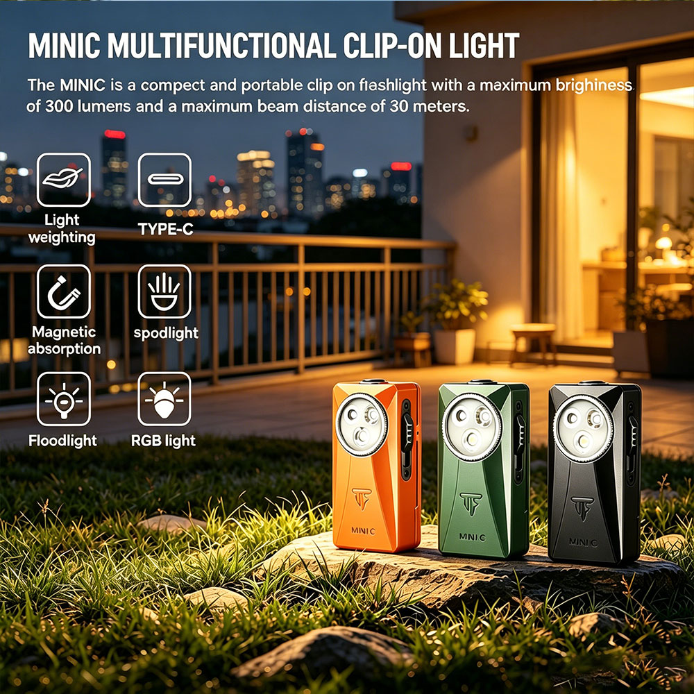 Edc Carry Flashlight - Trustfire MINIC 800 Lumens EDC Flashlight