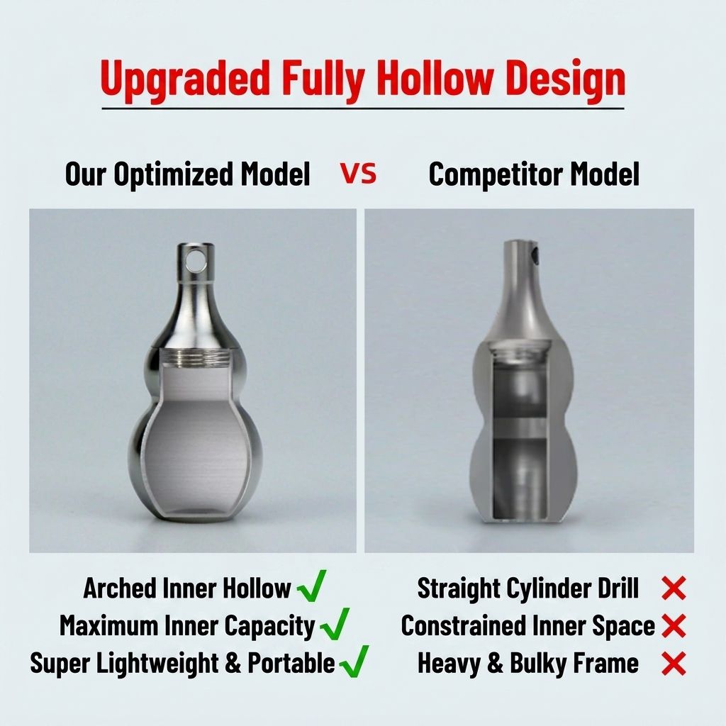 Tivosy Pure Titanium Lucky Gou - огляд і ціна Pill Fob Capsule