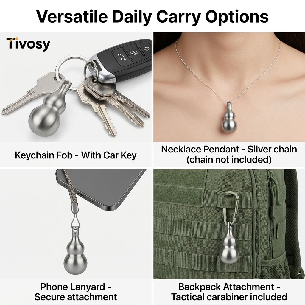 Tivosy Pure Titanium Lucky Gou - огляд і ціна Pill Fob Capsule