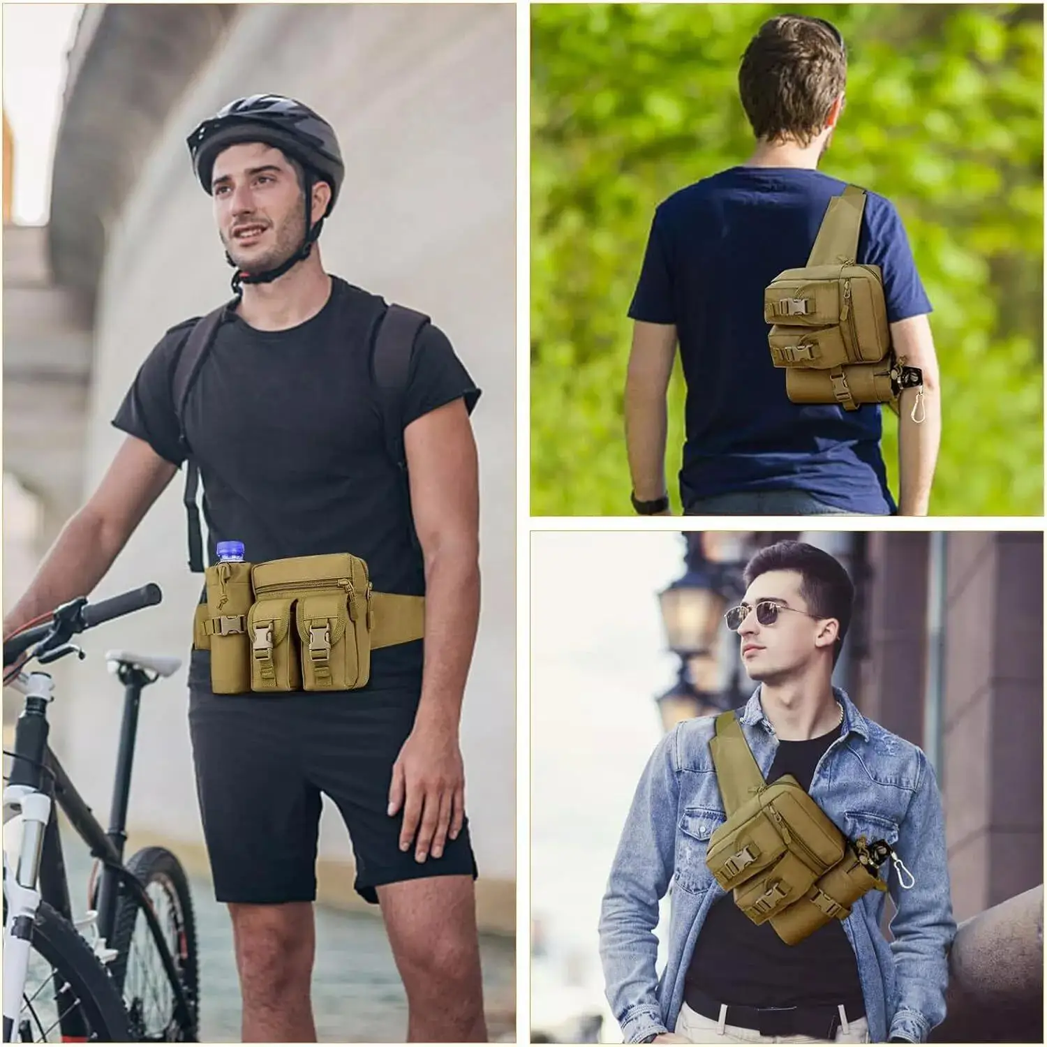 Tactical Fanny Pack for Men Co - огляд і ціна Edc Carry Bag For Men
