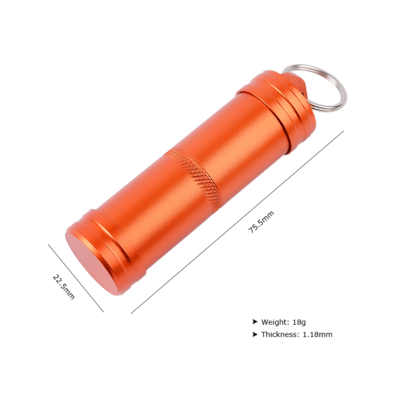 Waterproof Airtight Watertight - огляд і ціна Pill Fob Capsule