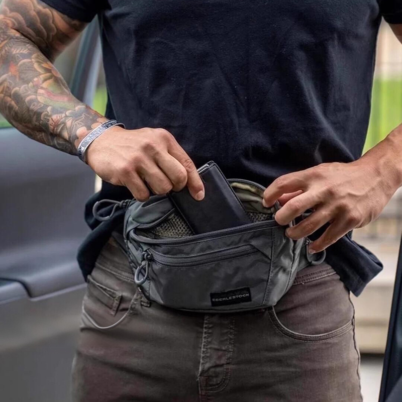 Mens Belt Bag with Adjustable  - огляд і ціна Edc Carry Bag For Men
