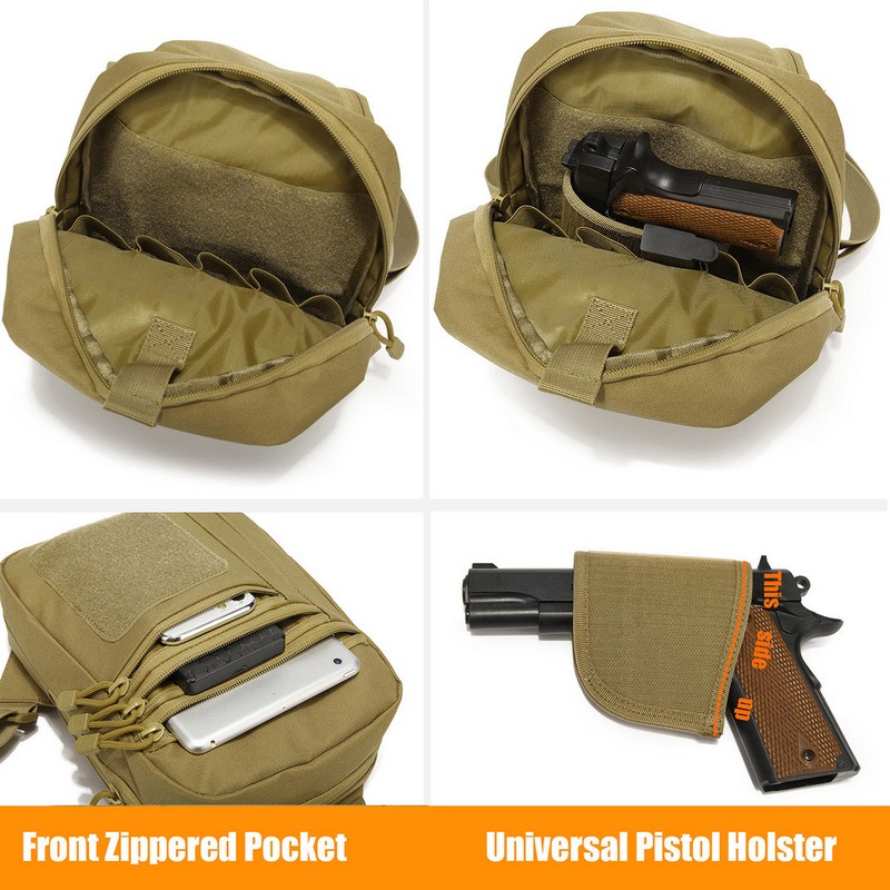 New Tactical Chest Bag Pistol  - огляд і ціна Edc Carry Bag For Men