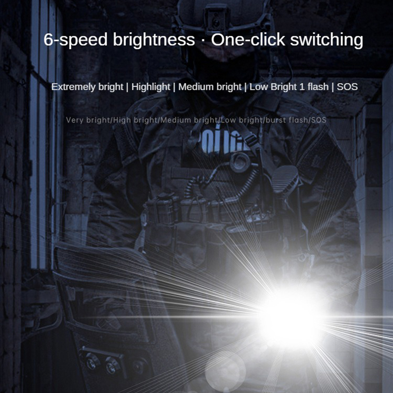 Type-C USB Rechargeable 21700  - огляд і ціна Edc Carry Flashlight