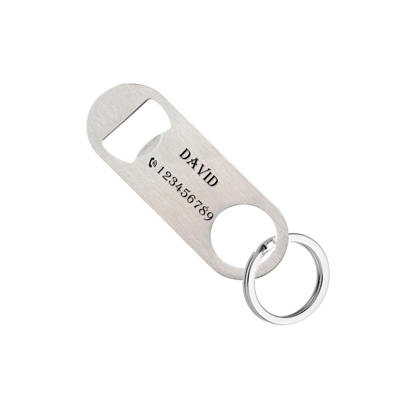Personalized Keychain Laser En - огляд і ціна Bottle Opener Keyring