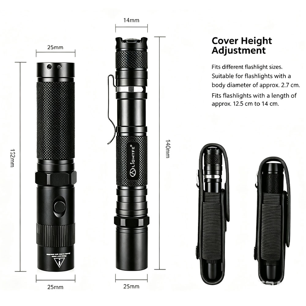 T309 Tactical Flashlight Pouch - огляд і ціна Edc Carry Belt Pouch