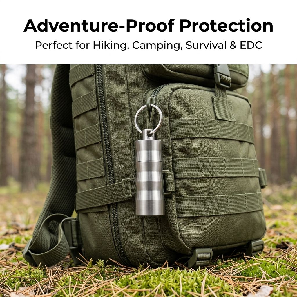 Tivosy Pure Titanium Pill Hold - огляд і ціна Pill Fob Capsule