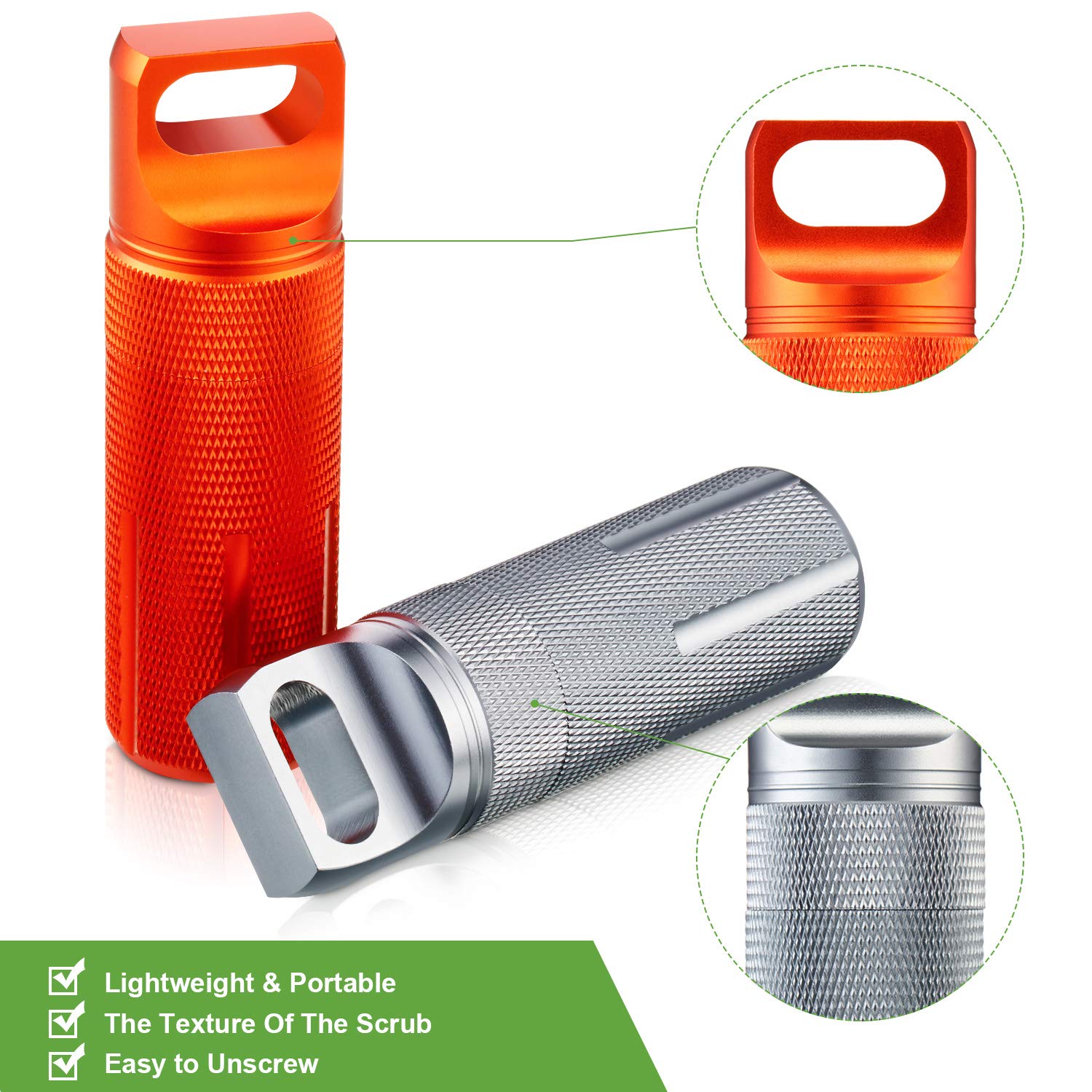 1Pack Aluminum Outdoor Dry Con - огляд і ціна Pill Fob Capsule