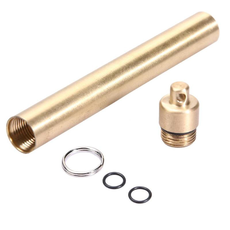Brass Airtight Watertight Stor - огляд і ціна Pill Fob Capsule