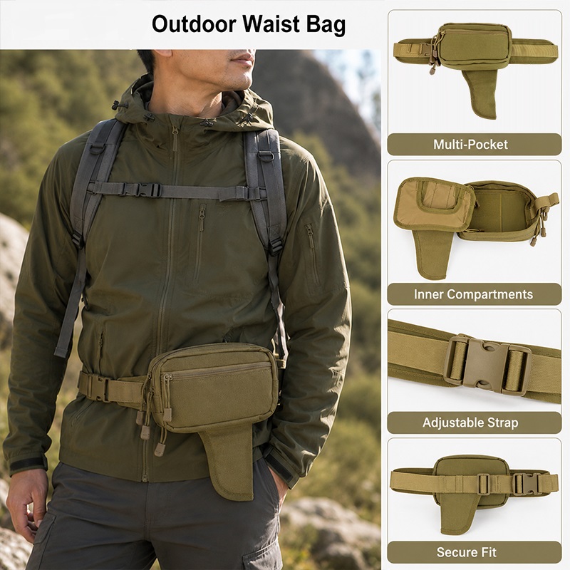Multifunctional Waist Bag Nylo - огляд і ціна Edc Carry Bag For Men